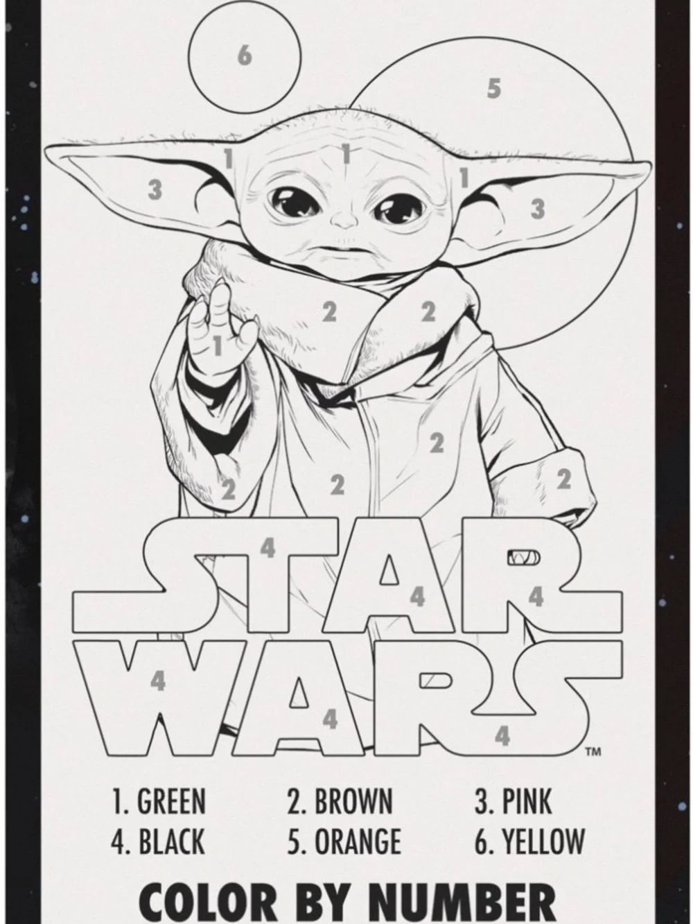 Star Wars The Mandalorian Favor Pack with Baby Yoda Prints - 48 Pieces